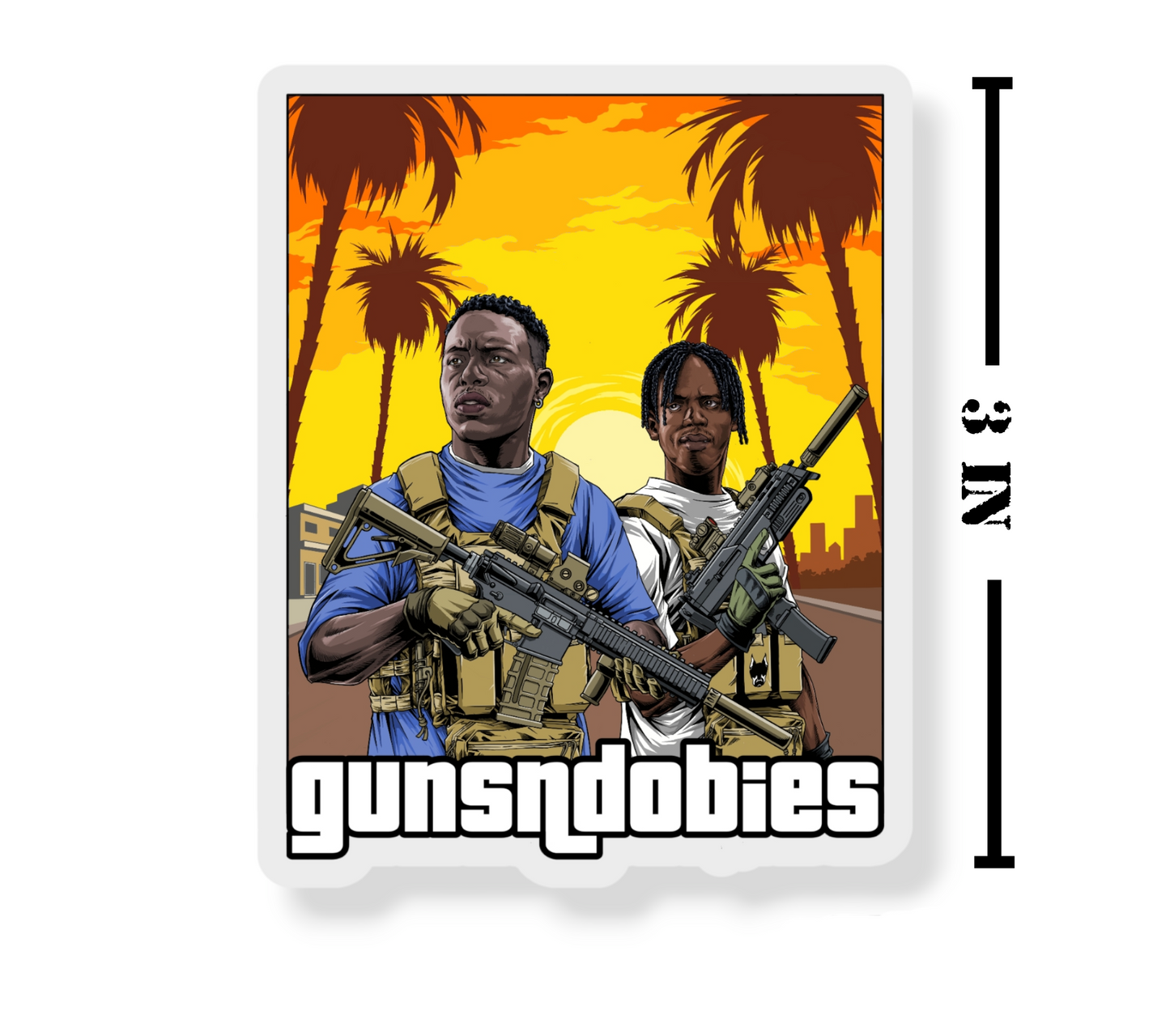 Menace Sticker