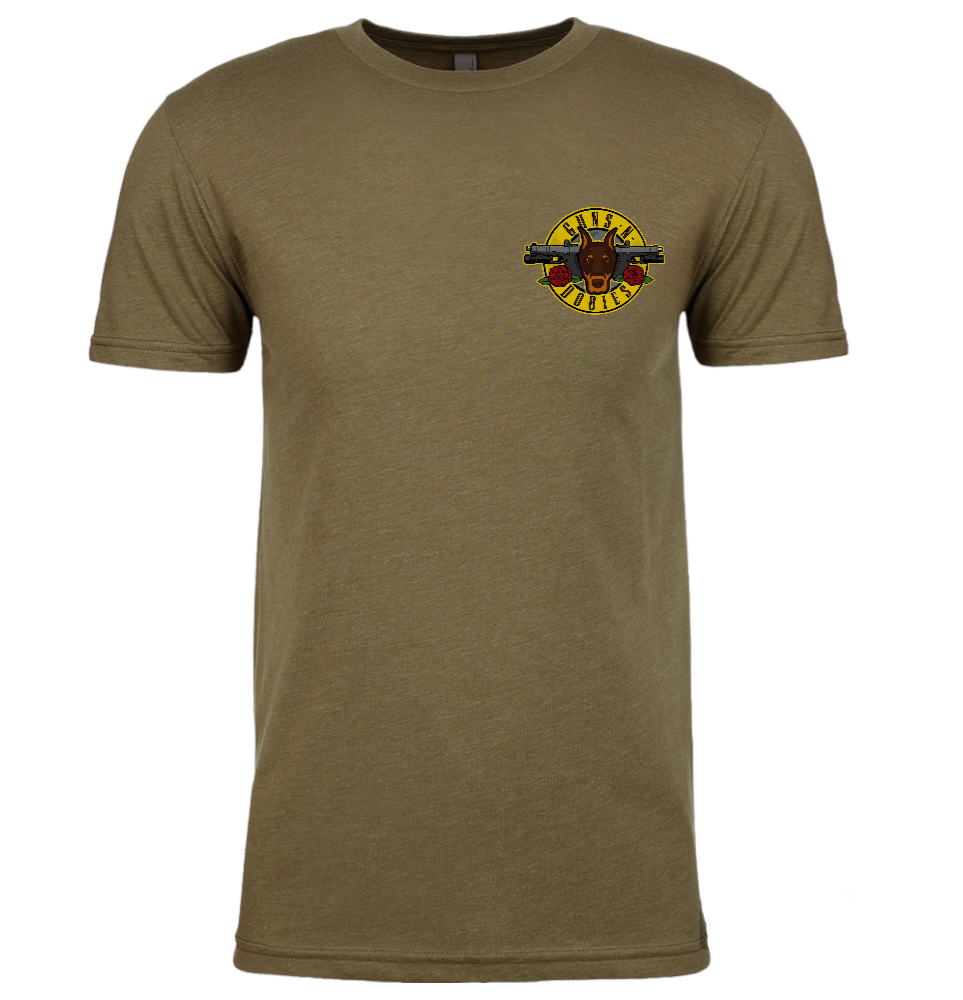 Guns-N-Dobies Small Logo Tee