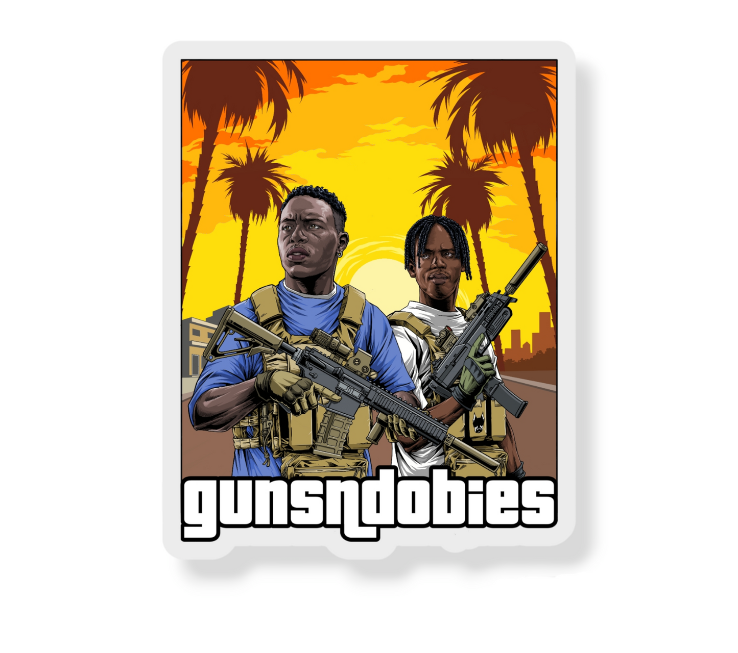Menace Sticker