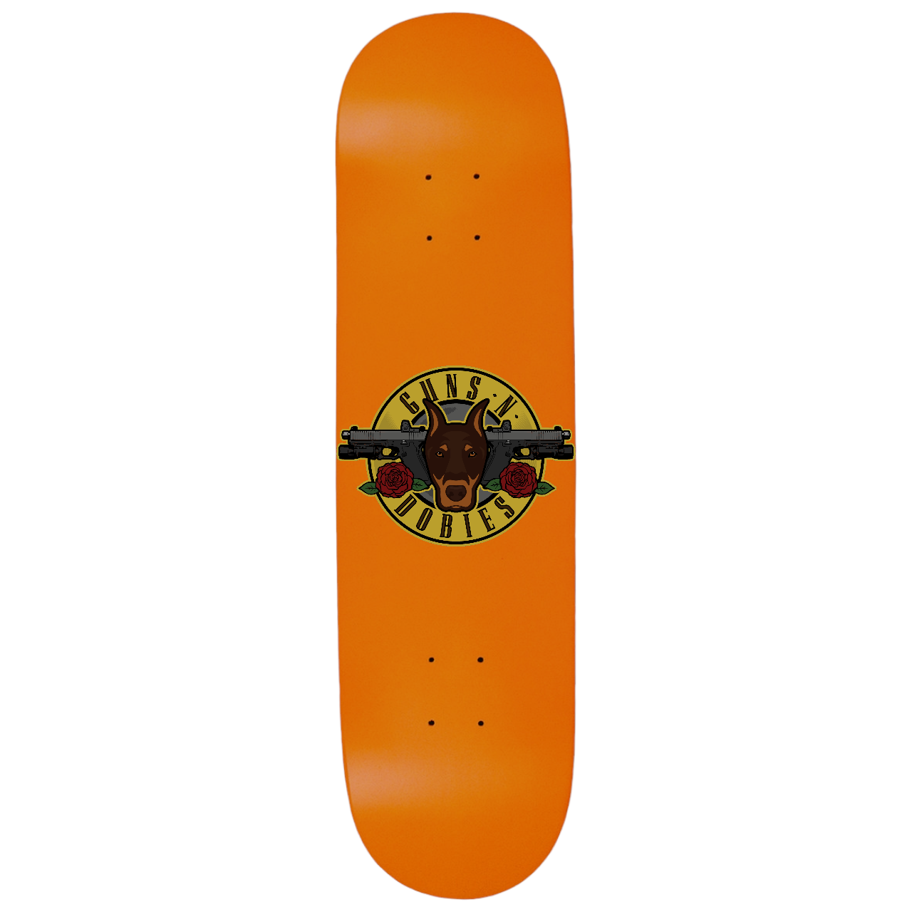 GunsNDobies Logo Skateboard Deck