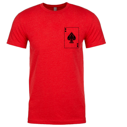 Ace of Spades Line Pocket Tee