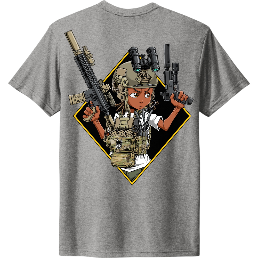 Riley Boondocks Back Design Pocket Text Tee