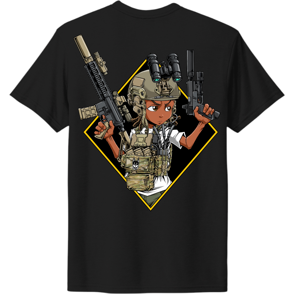 Riley Boondocks Back Design Pocket Text Tee