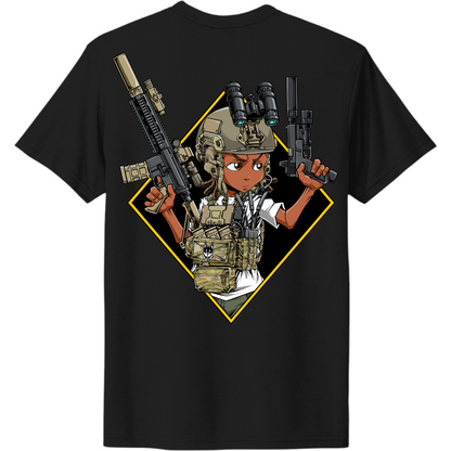 Riley Boondocks Back Design Pocket Text Tee