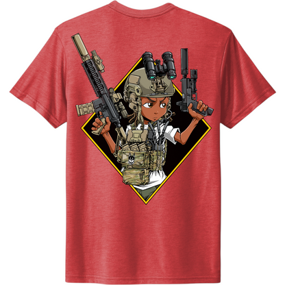 Riley Boondocks Back Design Pocket Text Tee