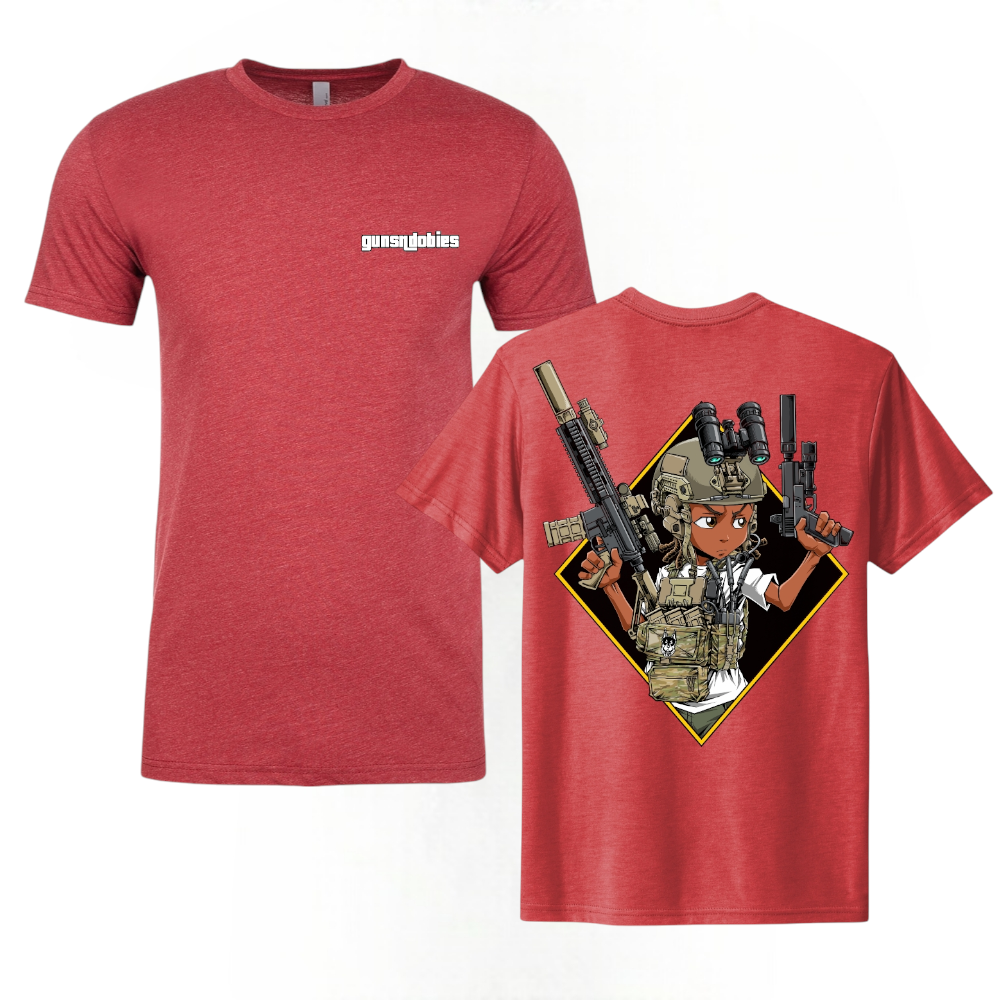 Riley Boondocks Back Design Pocket Text Tee