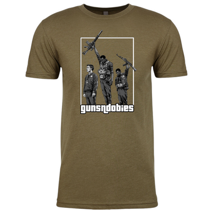 Black Power Blk&Wht Tee